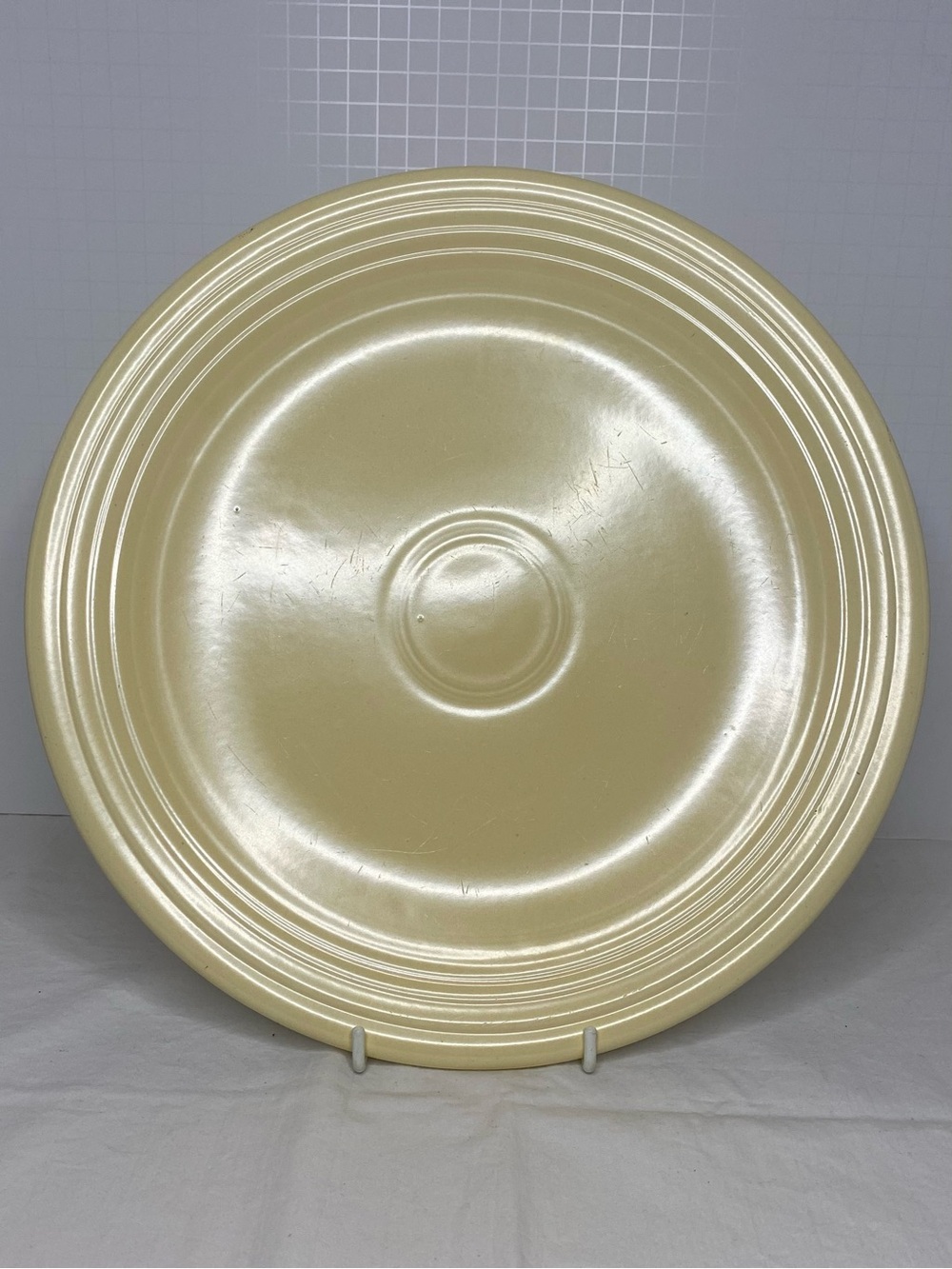 Vintage Fiesta 12” Chop Plate - Ivory